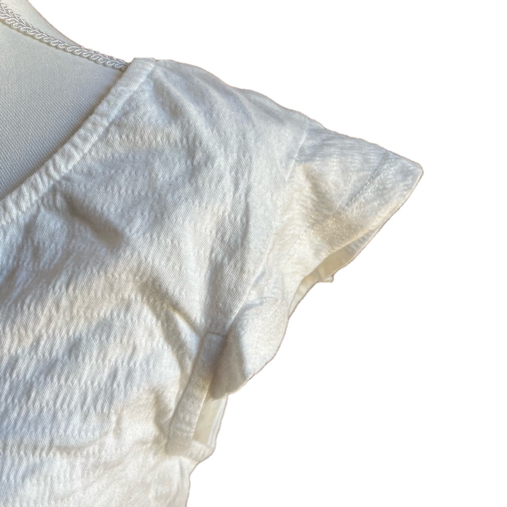 Roxy Born in Paradise dress.  white cotton mini dress size medium - Picture 4 of 5